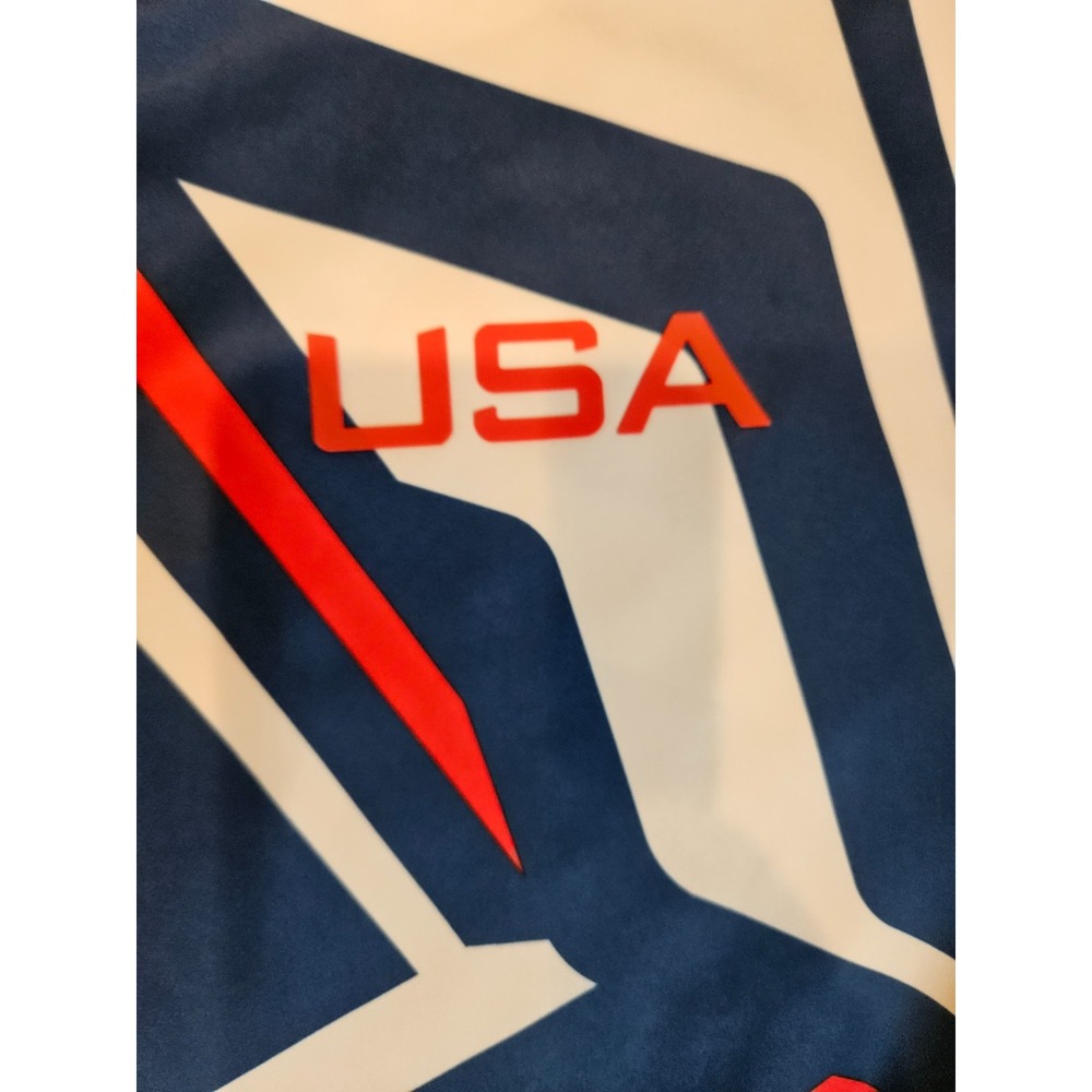 J.LINDEBERG 2024 Olympics Team USA Issued Golf Alois Polo Mens Small